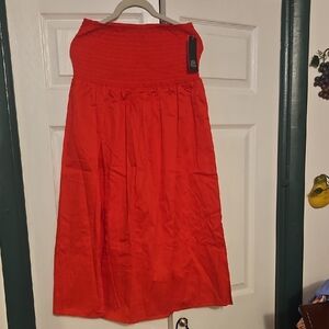 Wild Fable Vibrant Red A-Line Skirt